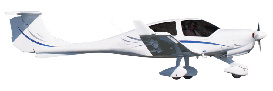 Isolated image of Diamond Aircrafts DA40NG